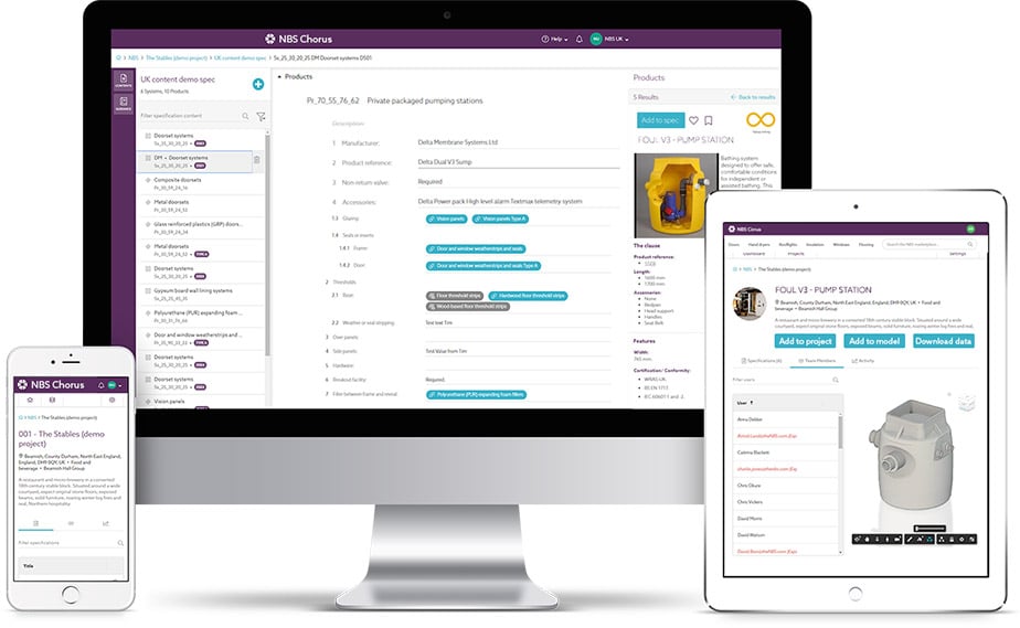 Få vist dine produkter direkte på Nordens førende specifikationsplatform NBS Nordic