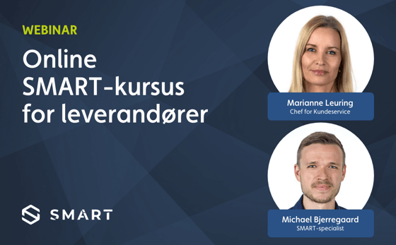 Online SMART kursus for leverandører