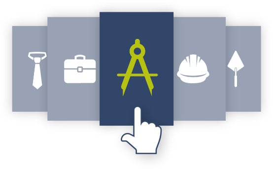 Søg på alle roller i byggeprojektet med Live Statistik