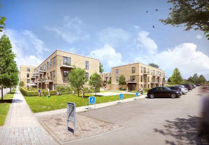 64 nye boliger på Eigtveds Alle ved City2 i Høje Taastrup