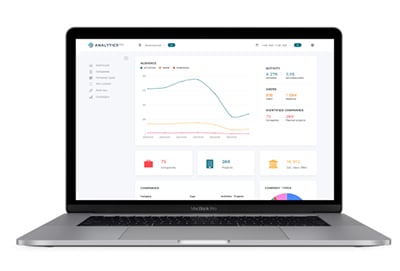 Laptop med Analytics Pro