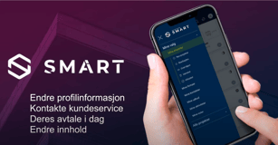 profilinformasjon, kundeservice, avtale og innhold