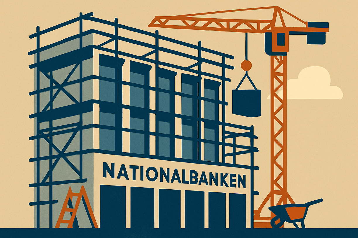 Danmarks nationalbank står foran en historisk renovering.
