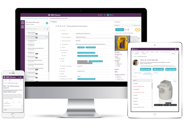 Få vist dine produkter direkte på Nordens førende specifikationsplatform NBS Nordic