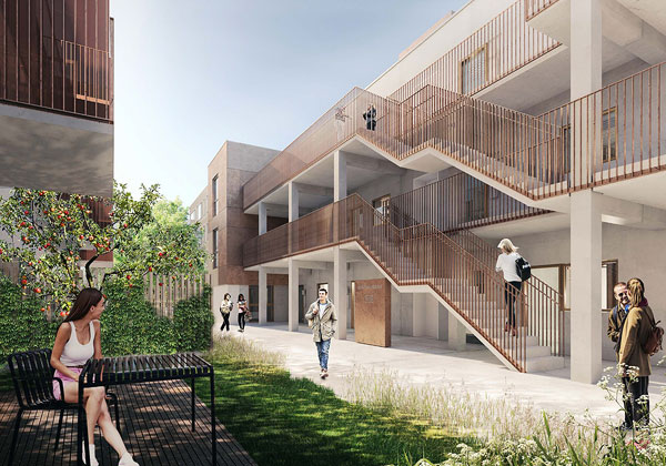 Bådhusene - moderne andelsboliger i Fredericia