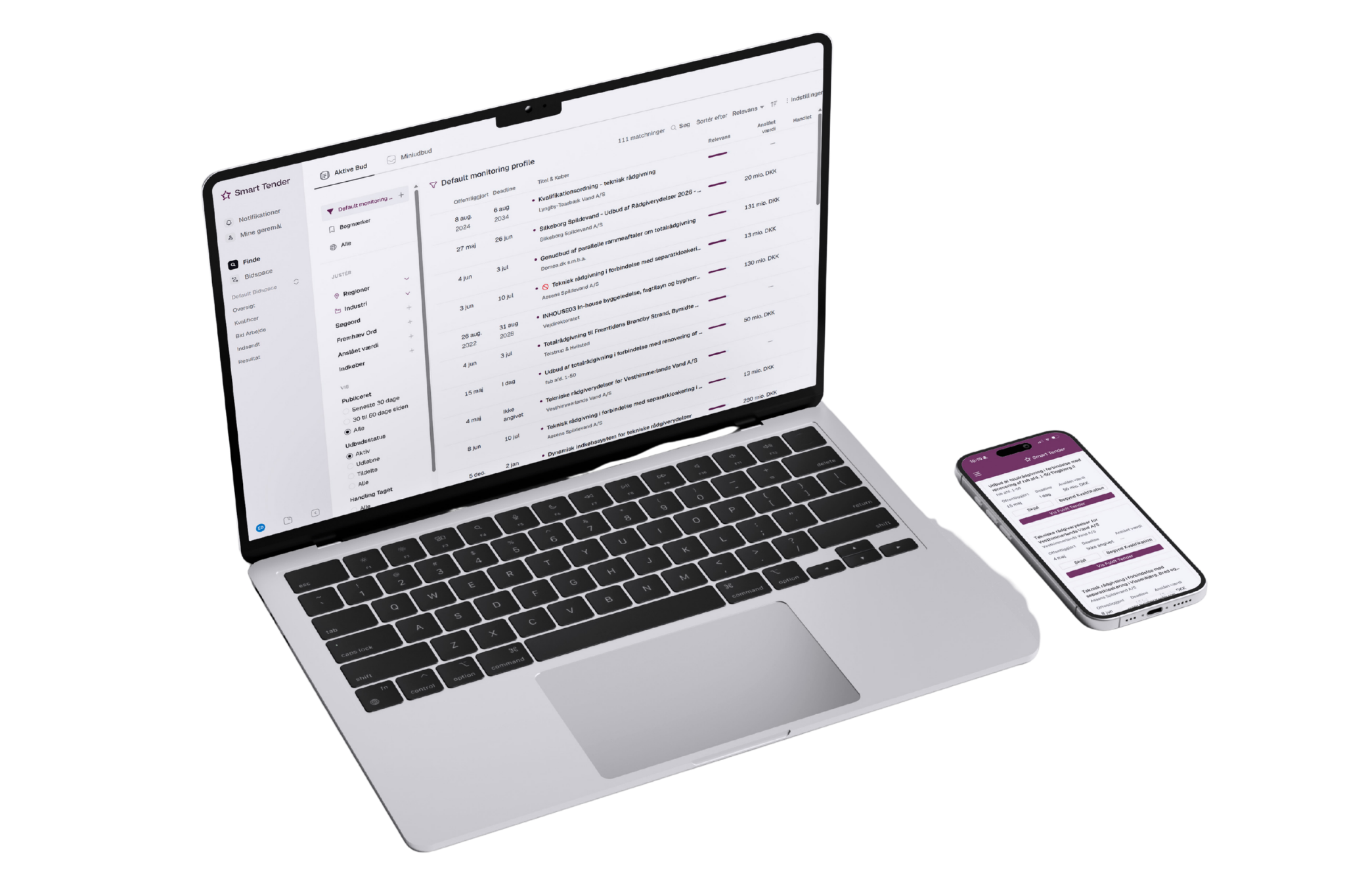 Tender laptop+mobile